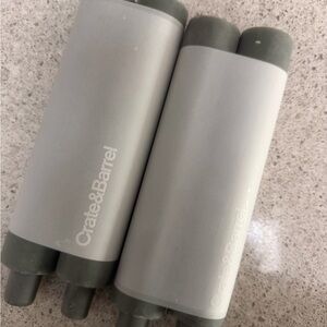 Crate&Barrel Duck Green Taper Candles